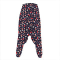 Watercolor Merry Christmas Pattern Print Hammer Pants
