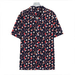 Watercolor Merry Christmas Pattern Print Hawaiian Shirt
