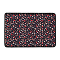 Watercolor Merry Christmas Pattern Print Kitchen Mat