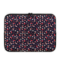 Watercolor Merry Christmas Pattern Print Laptop Sleeve