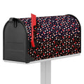 Watercolor Merry Christmas Pattern Print Mailbox Cover