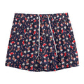 Watercolor Merry Christmas Pattern Print Mesh Shorts