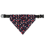 Watercolor Merry Christmas Pattern Print Over The Collar Dog Bandana
