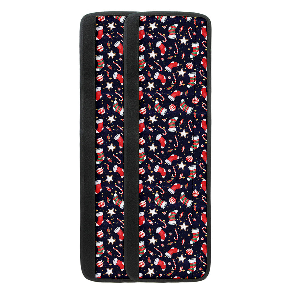 Watercolor Merry Christmas Pattern Print Refrigerator Handle Covers