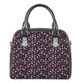 Watercolor Merry Christmas Pattern Print Shoulder Handbag