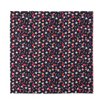 Watercolor Merry Christmas Pattern Print Silk Bandana