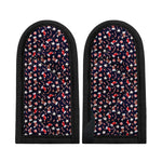 Watercolor Merry Christmas Pattern Print Skillet Handle Cover