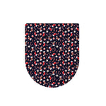 Watercolor Merry Christmas Pattern Print Toilet Lid Cover