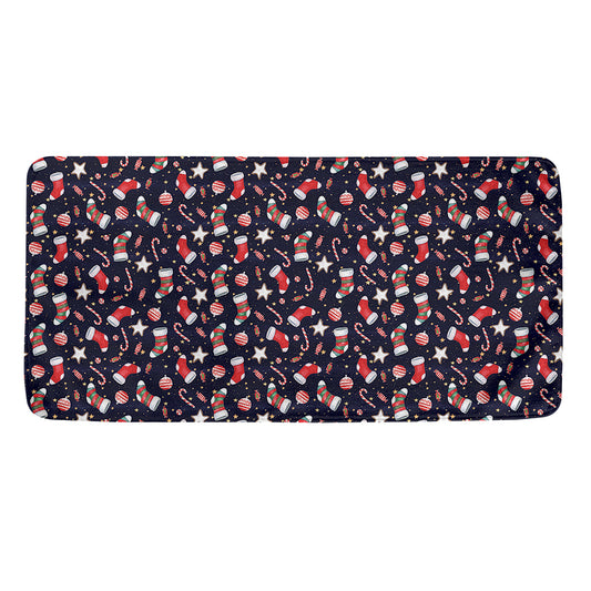 Watercolor Merry Christmas Pattern Print Towel