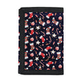 Watercolor Merry Christmas Pattern Print Trifold Wallet