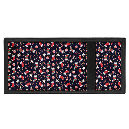 Watercolor Merry Christmas Pattern Print Trifold Wallet