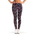 Watercolor Merry Christmas Pattern Print Women's Leggings