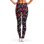 Watercolor Merry Christmas Pattern Print Women's Leggings