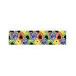 Watercolor Monster Pattern Print Bed Runner