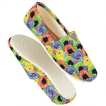 Watercolor Monster Pattern Print Casual Shoes