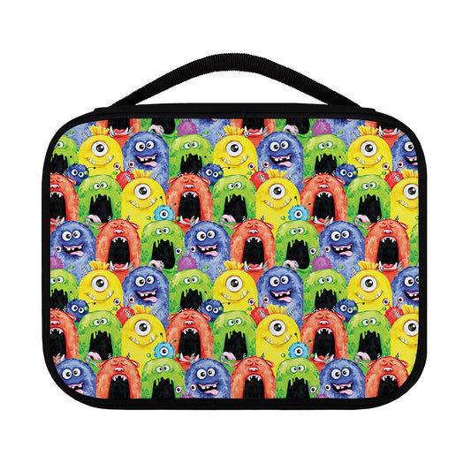 Watercolor Monster Pattern Print Classic Bible Case