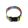 Watercolor Monster Pattern Print Dog Collar