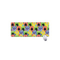 Watercolor Monster Pattern Print Extended Mouse Pad