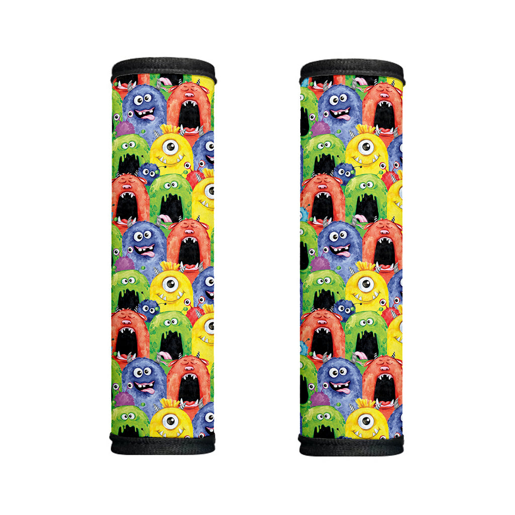 Watercolor Monster Pattern Print Handle Covers