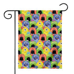 Watercolor Monster Pattern Print House Flag