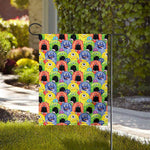 Watercolor Monster Pattern Print House Flag
