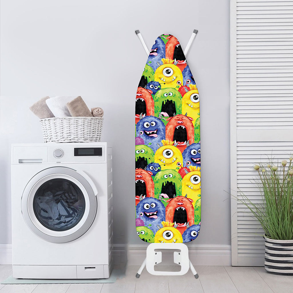 Watercolor Monster Pattern Print Ironing Board Cover