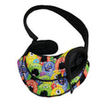 Watercolor Monster Pattern Print Pet Sling Carrier