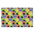 Watercolor Monster Pattern Print Polyester Doormat
