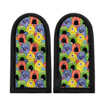 Watercolor Monster Pattern Print Skillet Handle Cover