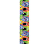 Watercolor Monster Pattern Print Table Runner