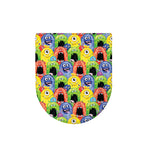 Watercolor Monster Pattern Print Toilet Lid Cover