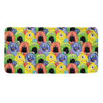 Watercolor Monster Pattern Print Towel