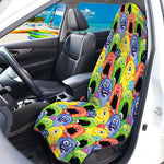 Watercolor Monster Pattern Print Waterproof Car Seat Cover