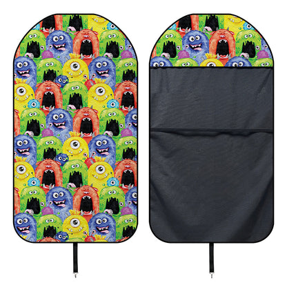 Watercolor Monster Pattern Print Waterproof Car Seat Cover