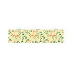 Watercolor Music Notes Pattern Print Bed Runner