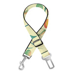 Watercolor Music Notes Pattern Print Dog Seat Belt