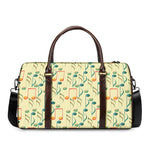 Watercolor Music Notes Pattern Print Duffle Bag