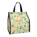 Watercolor Music Notes Pattern Print Insulated Lunch Tote