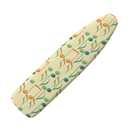Watercolor Music Notes Pattern Print Ironing Board Cover