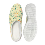 Watercolor Music Notes Pattern Print Mesh Casual Shoes