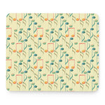 Watercolor Music Notes Pattern Print Mouse Pad