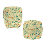 Watercolor Music Notes Pattern Print Office Chair Cover