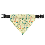 Watercolor Music Notes Pattern Print Over The Collar Dog Bandana