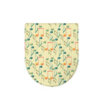 Watercolor Music Notes Pattern Print Toilet Lid Cover