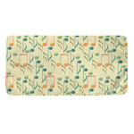 Watercolor Music Notes Pattern Print Towel