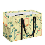 Watercolor Music Notes Pattern Print Utility Tote Bag