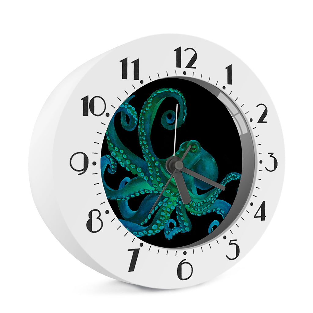 Watercolor Octopus Print Alarm Clock