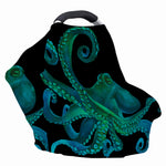Watercolor Octopus Print Baby Seat Cover