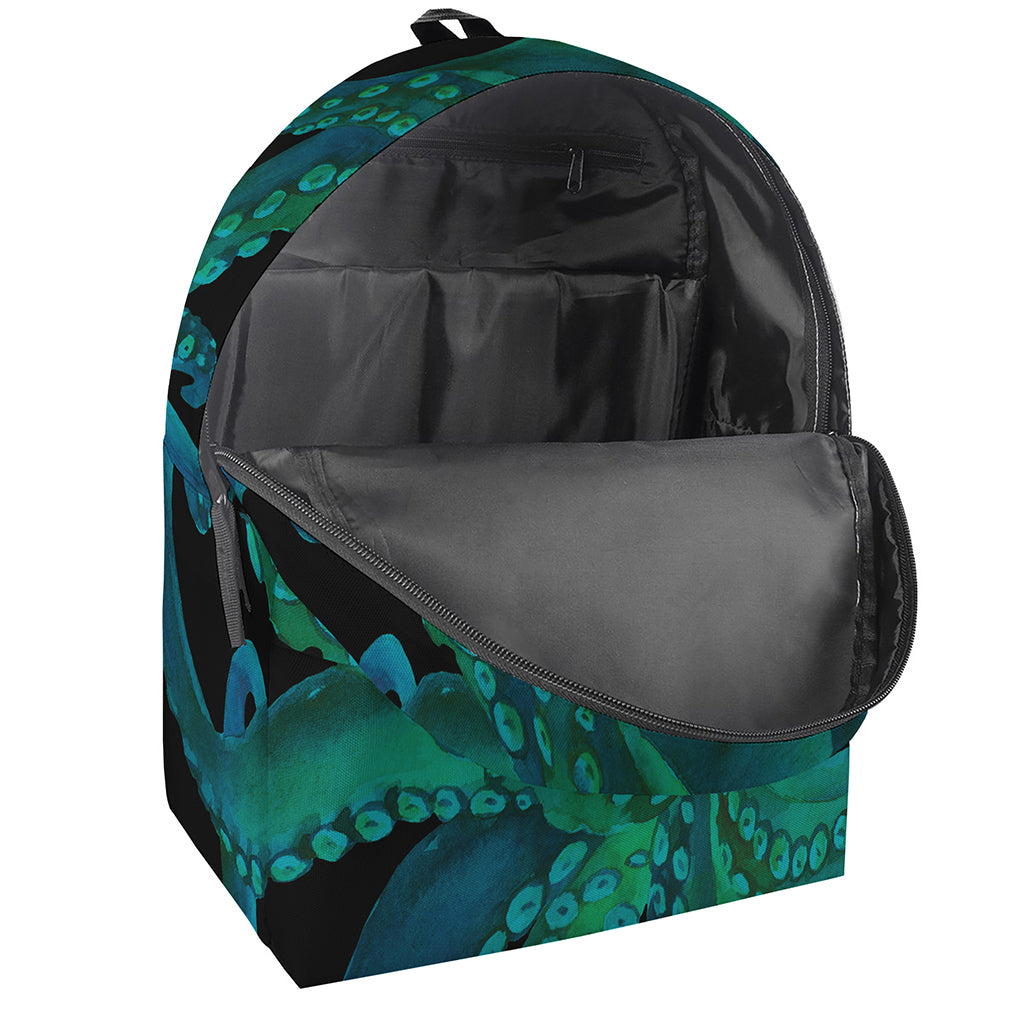 Watercolor Octopus Print Backpack