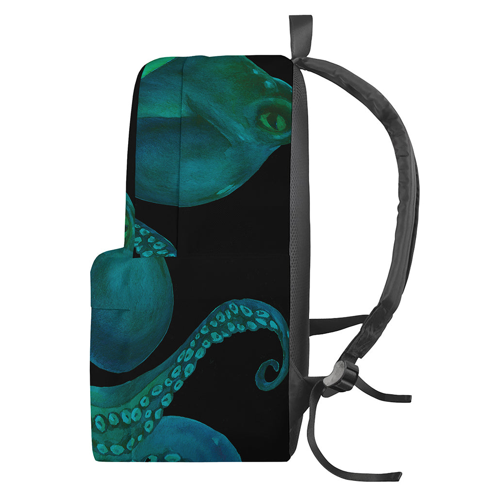 Watercolor Octopus Print Backpack